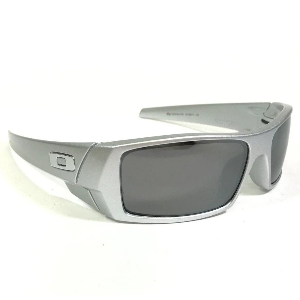 Oakley Sunglasses Gascan OO9014-C160 Metallic X-Silver Black Prizm Polarized - Picture 3 of 12